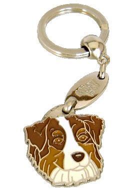 AUSTRALIAN SHEPHERD RED - pet ID tag, dog ID tags, pet tags, personalized pet tags MjavHov - engraved pet tags online